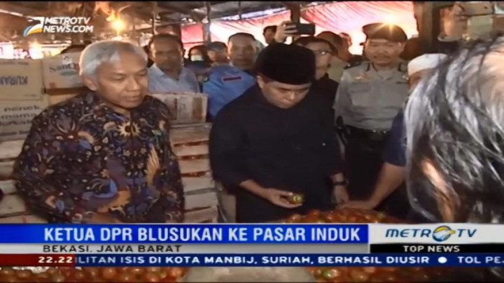 Ade Komarudin Blusukan ke Pasar Tradisional