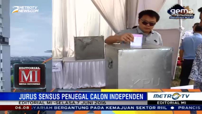 Jurus Sensus Penjegal Calon Independen