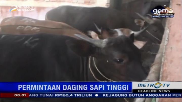 Meski Harga Naik, Permintaan Daging Sapi di Mataram Tetap Tinggi