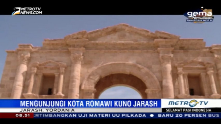 Mengunjungi Kota Kuno Jerash, Pompeii dari Timur Tengah