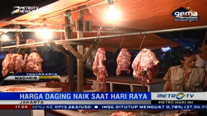 Harga Daging Naik, Keuntungan Pedagang Tak Signifikan