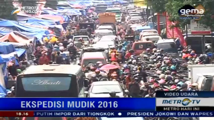 Delapan Titik Pasar Tumpah di Jalur Mudik Indramayu