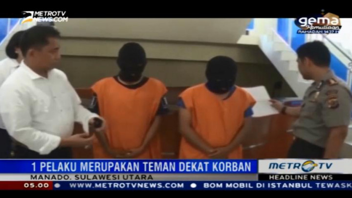 Polisi Tetapkan Dua Tersangka Pemerkosaan Gadis di Manado