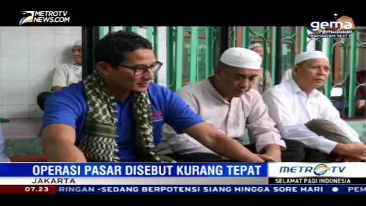 Sandiaga Uno Buka Bersama dengan Warga Kemayoran