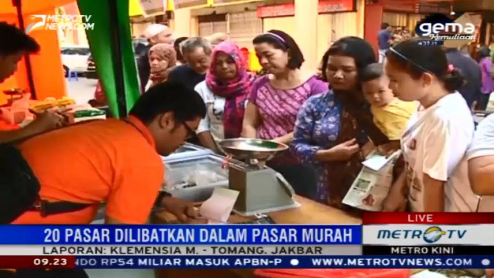 20 Pasar Dilibatkan dalam Operasi Pasar Murah