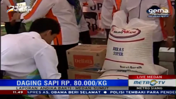 Perum Bulog Divreg Sumut Gelar Operasi Pasar untuk Stabilkan Harga