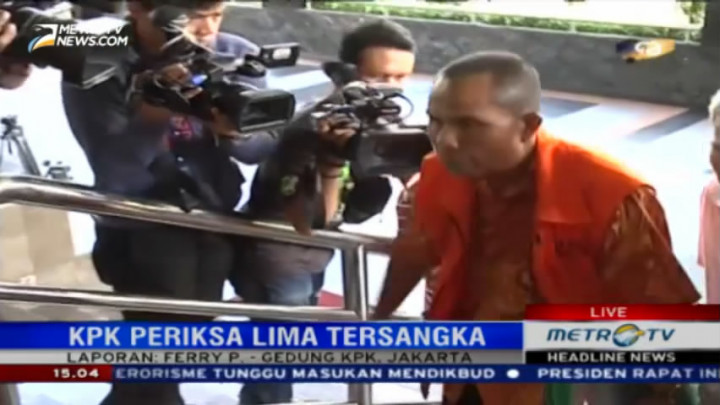 KPK Periksa Seluruh Tersangka Kasus Suap Hakim Tipikor Bengkulu