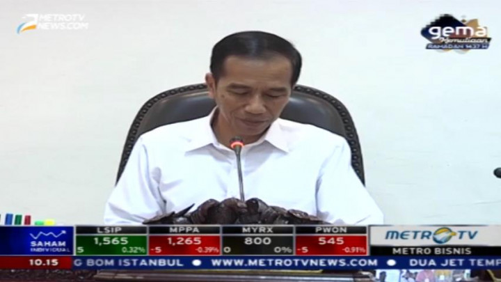 Jokowi Pimpin Ratas Terakhir Pembangunan LRT