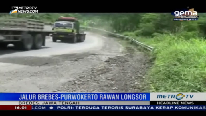 Jelang Mudik Lebaran, Tanjakan Ciregol Masih Rawan Longsor