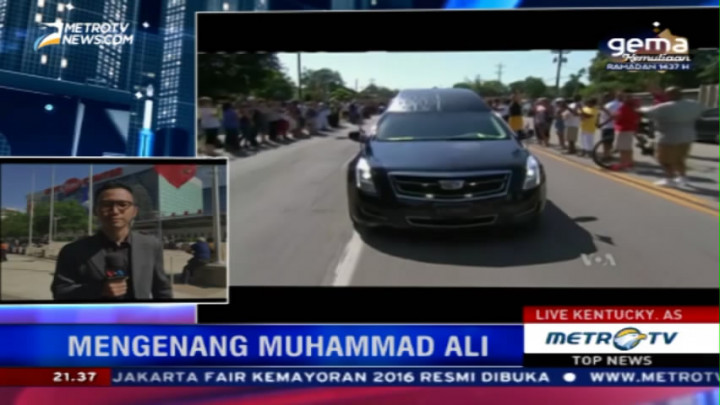 Jenazah Muhammad Ali akan Dibawa Berkeliling Kota Louisville