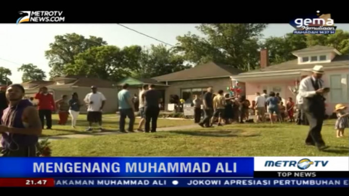 Para Pelayat Padati Rumah Masa Kecil Muhammad Ali