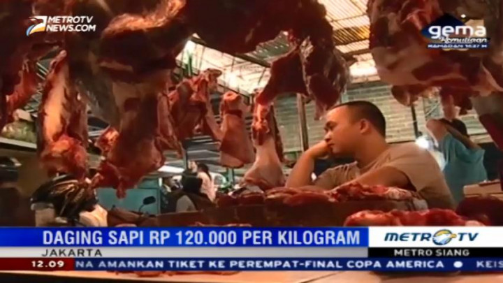 Pascapembentukan Tim Gabungan, Harga Daging Masih Tinggi