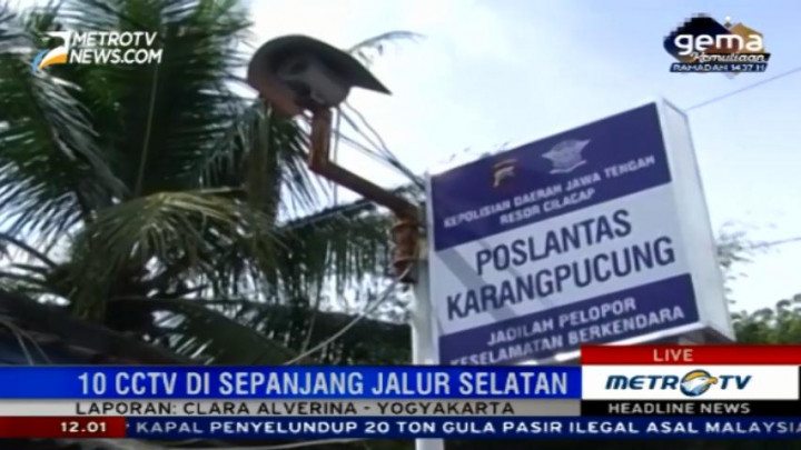 Pantau Arus Mudik, Polres Cilacap Pasang 10 CCTV