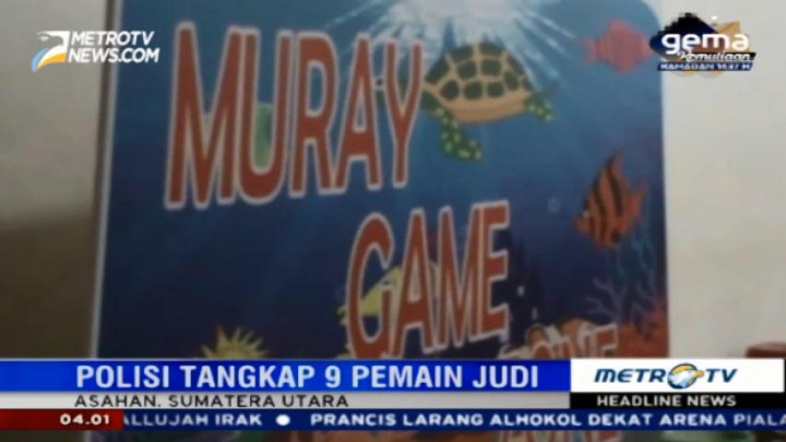 Polda Sumut Gerebek Ruko Judi Ketangkasan