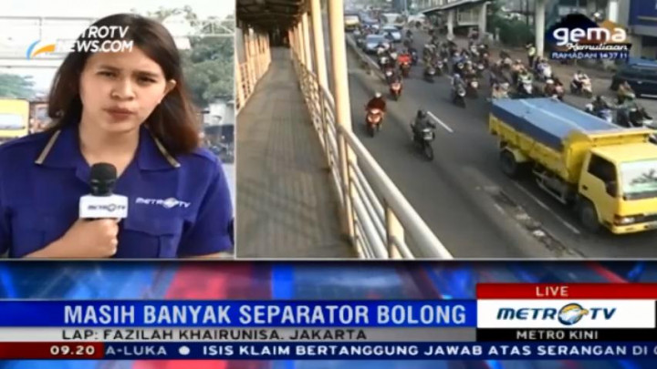 Hari Pertama Sterilisasi, Masih Banyak Pelanggar di Jalur Busway