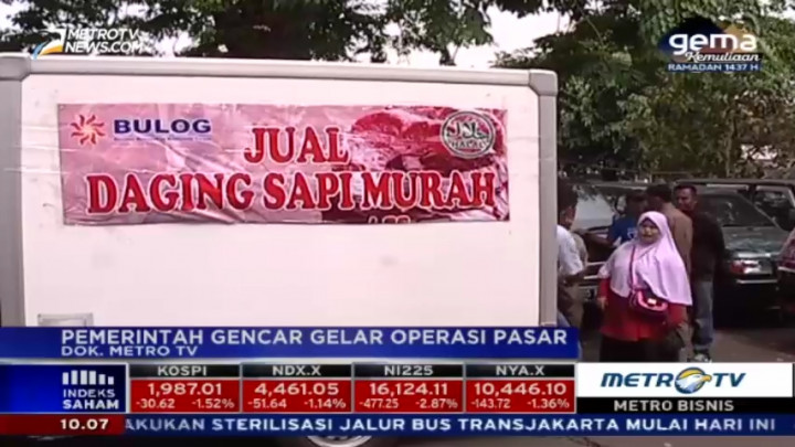 Operasi Pasar Daging Sapi Dinilai Tidak Tepat Sasaran