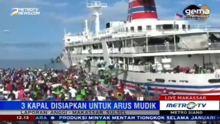 Pelabuhan Nusantara Siapkan Tiga Kapal untuk Arus Mudik