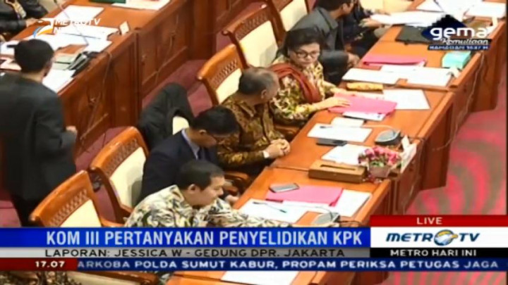 Komisi III Cecar KPK Soal Kasus Sumber Waras