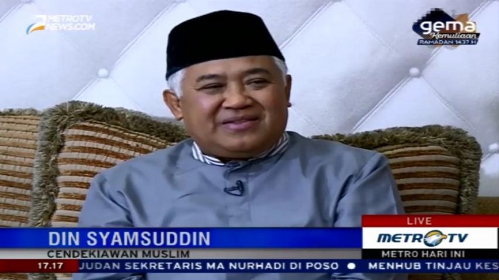 Penembakan Orlando di Mata Din Syamsuddin