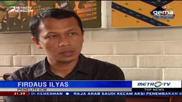 ICW Imbau DPR Tak Intervensi Kasus Sumber Waras