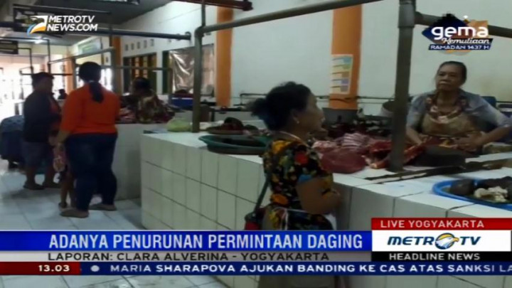 Belum Ada Operasi Pasar, Harga Daging Sapi di Gunungkidul  Masih Tinggi