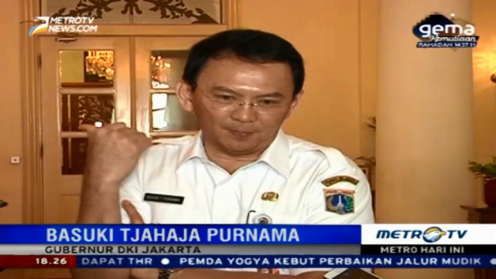 Ahok: Jika Tak Diputuskan Kasus Sumber Waras Bisa Dimanfaatkan Lawan Politik Saya