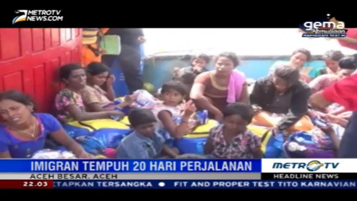 Kondisi Imigran Srilanka yang Terdampar di Aceh Memprihatinkan