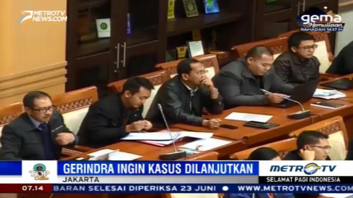 Fraksi Gerindra Ingin Kasus Sumber Waras Dilanjutkan
