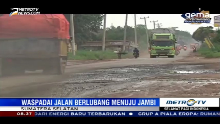 Ini Titik Rawan Kemacetan di Jalur Palembang-Jambi
