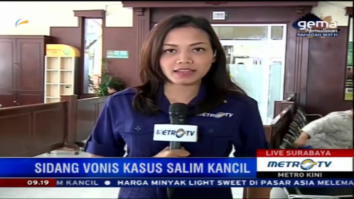 Terdakwa Pembunuhan Salim Kancil Jalani Sidang Vonis