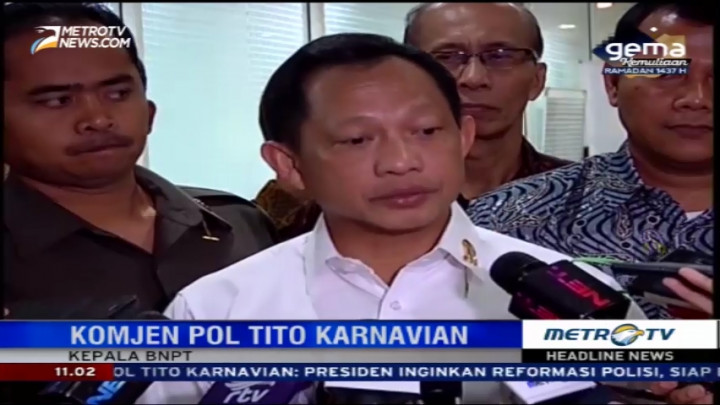Tito Karnavian Siap Jalankan Perintah Presiden