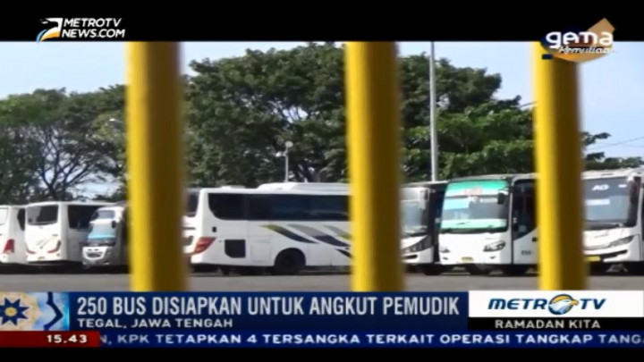 Dishub Tegal Siapkan 250 Bus untuk Angkut Pemudik