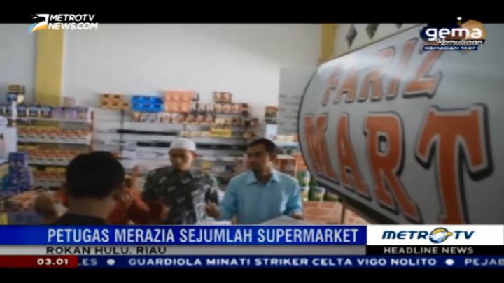 BPOM Pekanbaru Temukan Makanan Kedaluwarsa di Supermarket