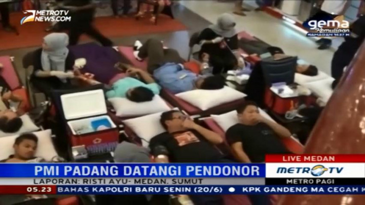 Stok Menipis, PMI Padang Gelar Donor Darah