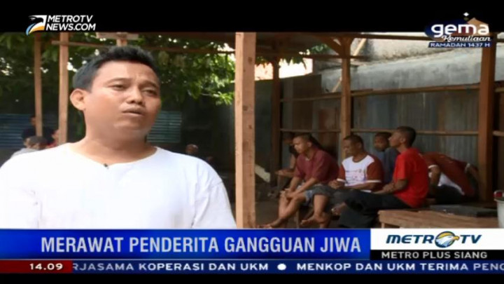 Yayasan Jamrud Biru Rangkul Penderita Gangguan Jiwa