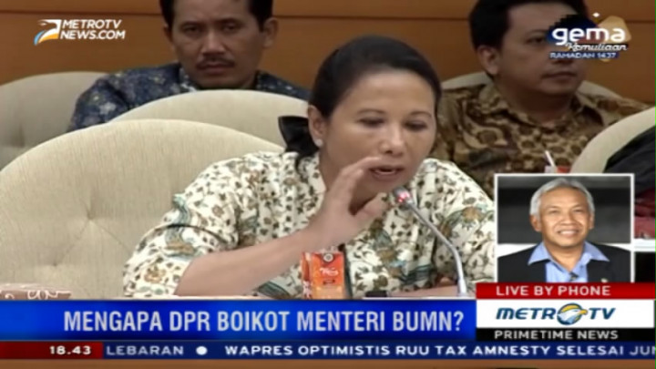 DPR Masih Boikot Menteri Rini