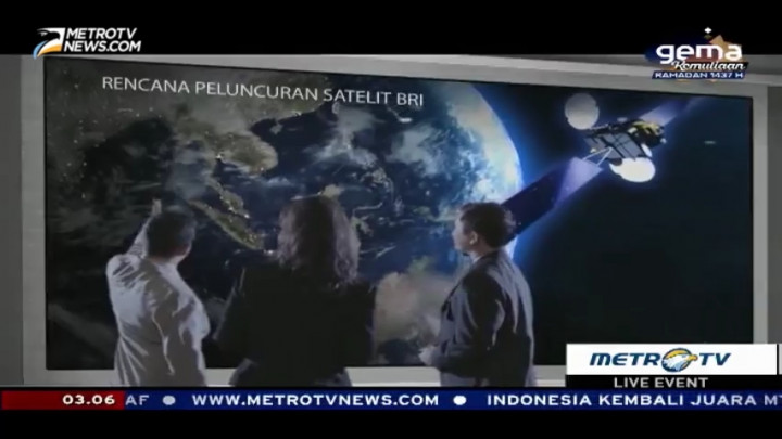 Jelang Peluncuran BRIsat