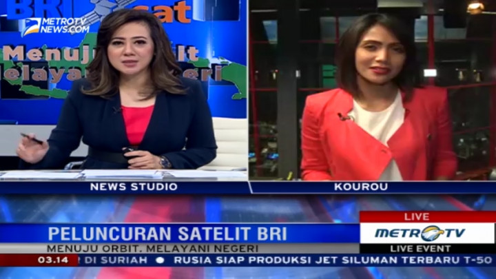 BRIsat Dijadwalkan akan Diluncurkan Pada Pukul 03.30 WIB