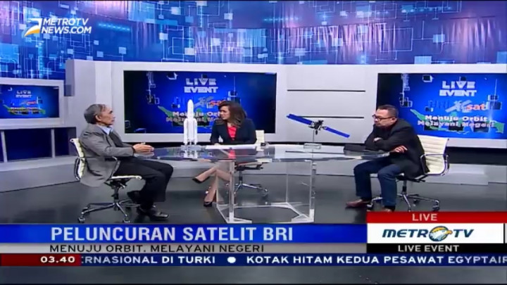 Peluncuran BRIsat Ditunda Satu Jam