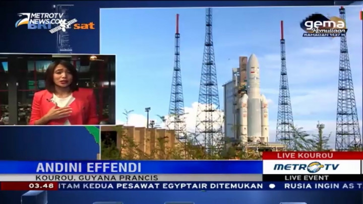 Peluncuran BRIsat Ditunda Karena Faktor Cuaca