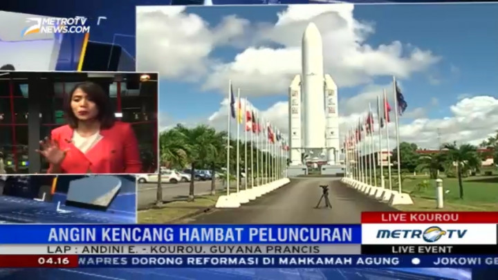 Peluncuran BRIsat Ditunda Hingga Besok