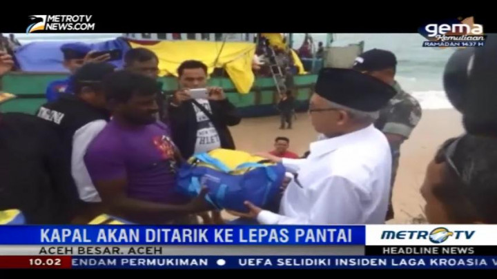 Gubernur Aceh Berikan Bantuan untuk Imigran Srilangka