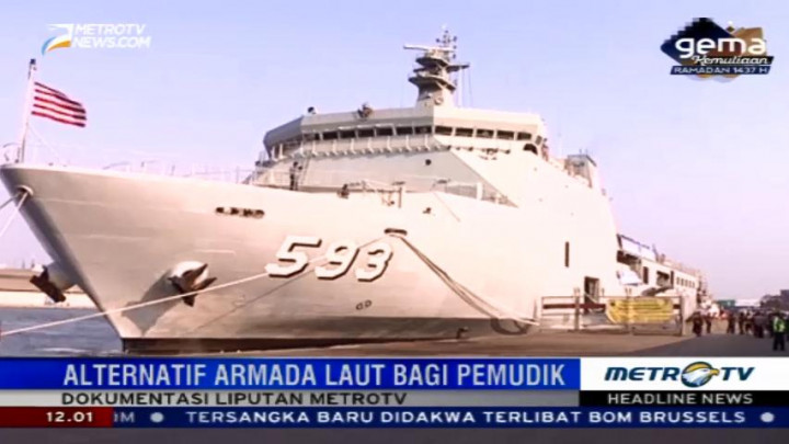 Lima Kapal TNI AL Disiapkan untuk Angkut Pemudik