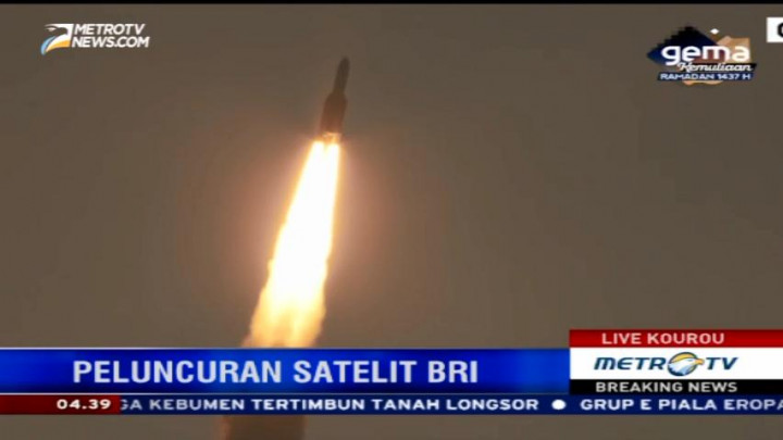 Satelit BRIsat Berhasil Diluncurkan