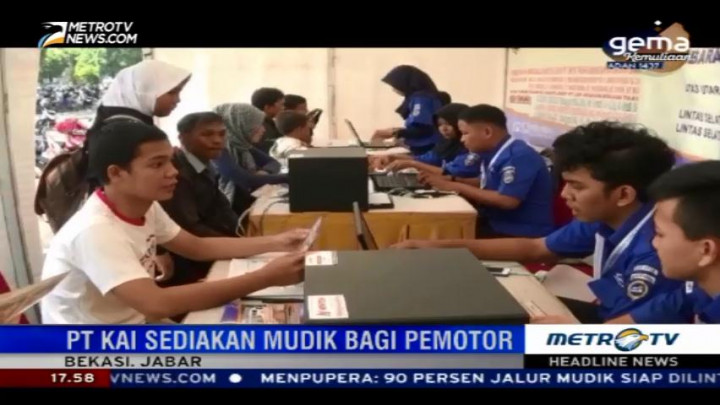 PT KAI Sediakan Mudik Gratis Bagi Pemotor