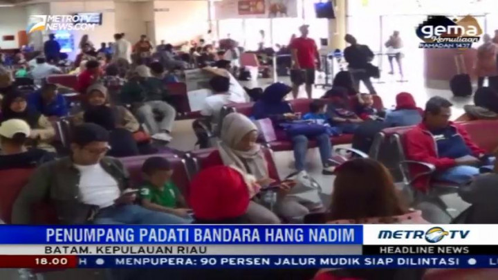 Jumlah Penumpang di Bandara Hang Nadim Meningkat 10%