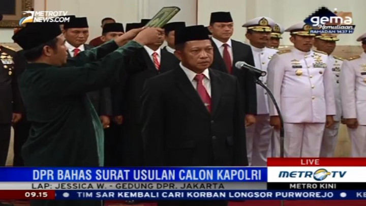 Rapat Paripurna akan Bahas Surat Usulan Calon Kapolri