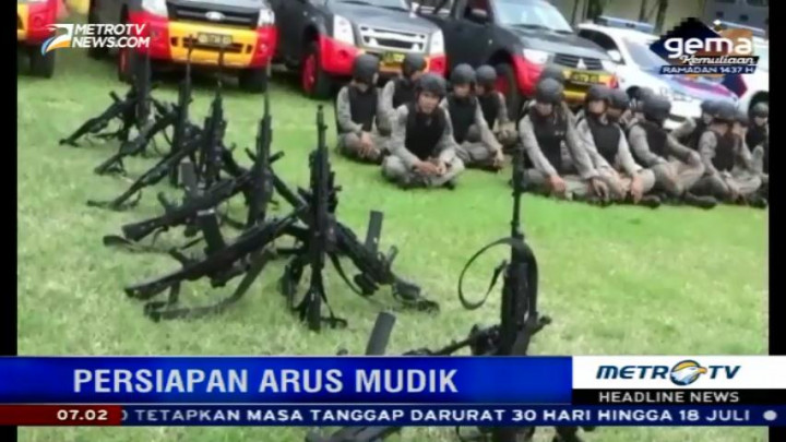 Jelang Mudik Polda Lampung Siapkan 60 Penembak Jitu