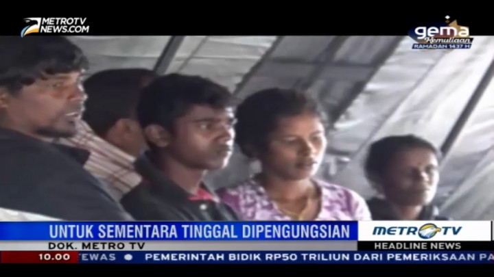 Nasib Pengungsi Srilanka Belum Jelas