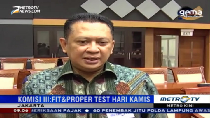 Uji Kepatutan dan Kelayakan Tito Karnavian Digelar Kamis Mendatang